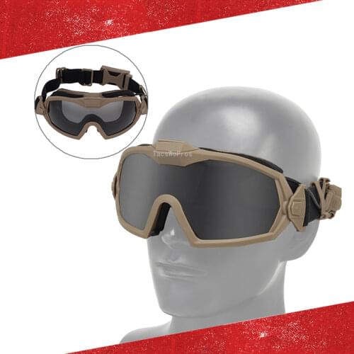 Military Tactical Goggles Airsoft Shooting Safety Eye Protection Windproof Army Glasses Motorcycle Hiking Cycling Combat Glasses