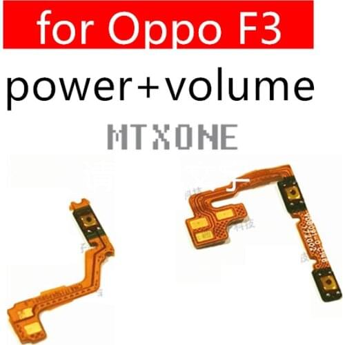 For Oppo F3 Power Volume Side Key button Flex Cable for Oppo F3 On Off Switch Flex Cable Replacement Repair Parts