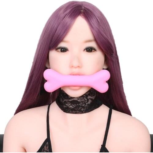 Funny Dog Slave Adult Games Bite Silicone Bone Open Mouth Gag Ball,Sex Toys Bdsm Bondage Restaints Erotic Sex Products Ring Gag