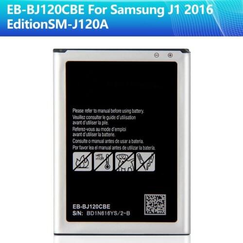 SAMSUNG Original Battery EB-BJ120CBU EB-BJ120CBE EB-BJ120BBE For Samsung Galaxy J1 2016 Express 3 J120 J120A J120H SM-J120F/DS