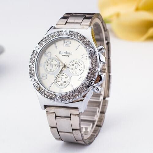 Relogio Feminino Womens watches women Luxury Brand stainless steel Quartz Watch Ladies Diamonds Female Dress wristwatch Clock
