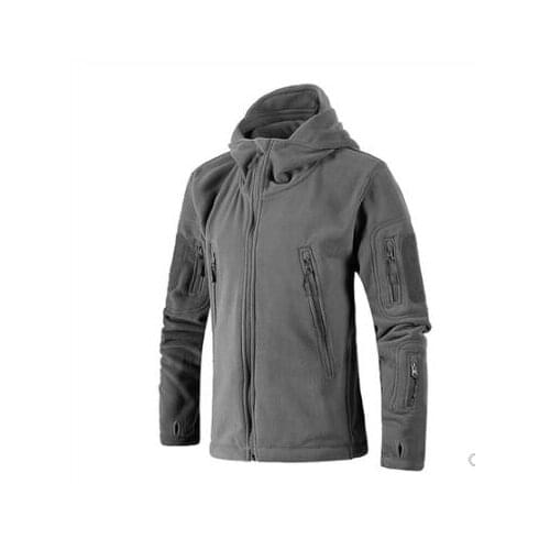 Winter tactical jacket uniform uniform soft shell fleece hoodie mens warm clothing casual hoodie