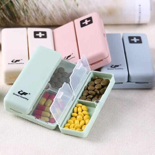 1PC 7 Day Pill Storage Magnet Box Medicine Container Holder Dispenser Case Organizer