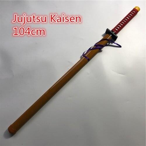 104cm Anime Jujutsu Kaisen Miwa Kasumi Cosplay Prop Otsukotsu Yuta Wooden Sword wood Weapons for Halloween Carnival Party Events
