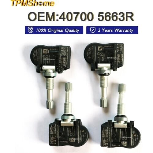 433MHz TPMS Sensor 407005663R Tire Pressure Monitoring System FOR Nissan Qashqai Teana Rogue Tiida Lada 40700-5663R 407003VU0A