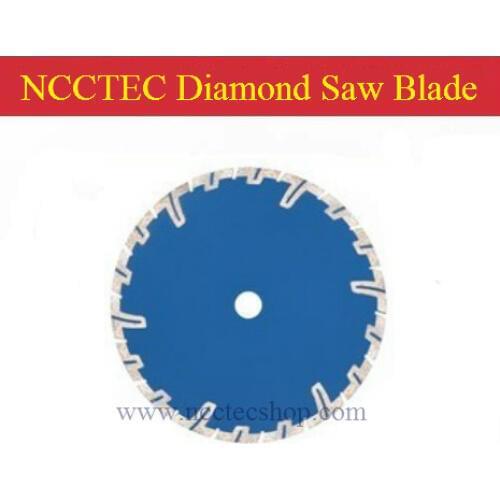7'' Diamond DRY cutting disk with long short protective teeth(5 pcs per lot)/you will be regret if you don't use NCCTEC products