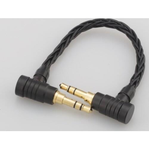 Audiocrast 3.5mm Stereo Audio Cable Extension Male to Male AUX Cable for Headphones, iPods, iPhones, iPads, Home/Car Stereos