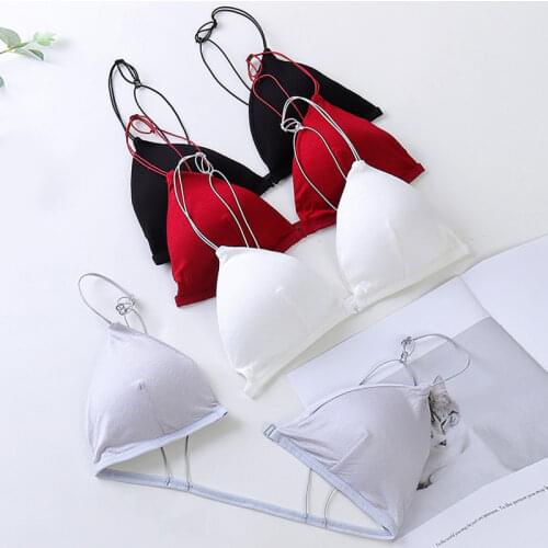 Sexy Front Closure Bras For Women Lingerie Push Up браллет Small Bust Bralette Wire Free Underwear Seamless Intimates