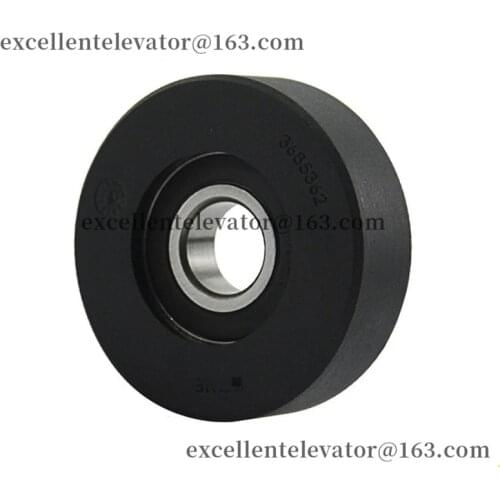 DEE3685362 KM3685362 ROLLER 75*23.5mm PU6204-HF Replaced by DEE4008754 1705634700 Use for Kone Fujitec 1 Pack=50 Pieces