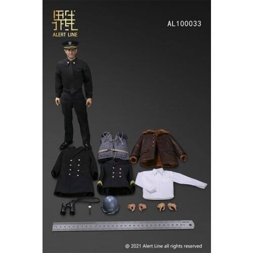 In Stock Alert Line Boundary 1/6th AL100033 World War II USA Navy Destroyer Commander Full Set Figures For Fans Collection