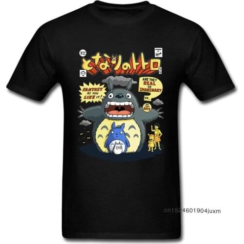 Neighbor Totoro T-shirt Funny Tshirt Mens T Shirts My Incredible Neighbor Fitness Cotton Summer Tops & Tees Japan Anime Clothes