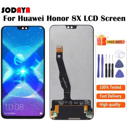 6.5" For Honor 8X Touch Display LCD Touch Screen Digitizer Assembly For Huawei Honor 8X LCDBlack Free Shipping