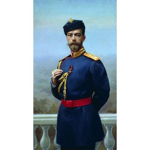 GOOD ART - home office art Russia Emperor Russian tsar Nicholas II of Russia with the order of St. Vladimir. print painting