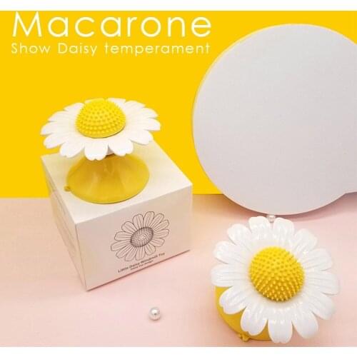 Interactive Cat Puzzle Training Toys Chrysanthemum Portable Scratch Hair Brush Grooming Shedding Massage Suction Cup Catnip 2021