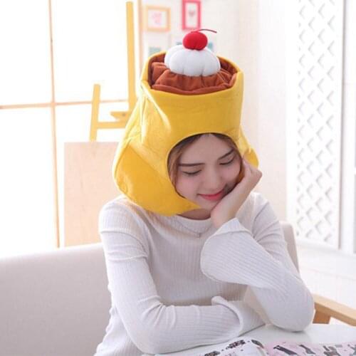 Avocado Doll Toy Headwear Cute Cartoon Funny Head Mask 33x38CM Photo Props Toy Cosplay Costume Accessory