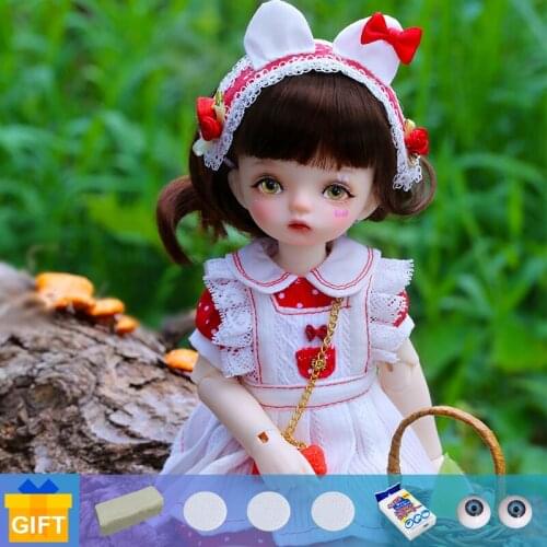 New Arrival Shuga Fairy Pucci Doll BJD 1/6 cosmetics dolls fullset complete professional makeup Toy Gifts movable joint doll