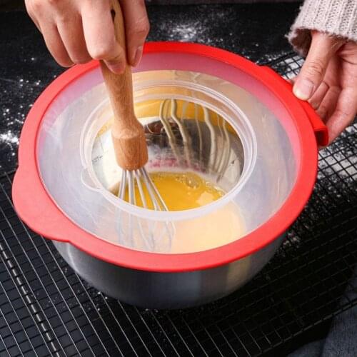 Stainless Steel Mixing Bowls with Transparent Lids Nesting Bowls with Graters and Handle, Non-Slip Salad Bowls Set Kitchenware