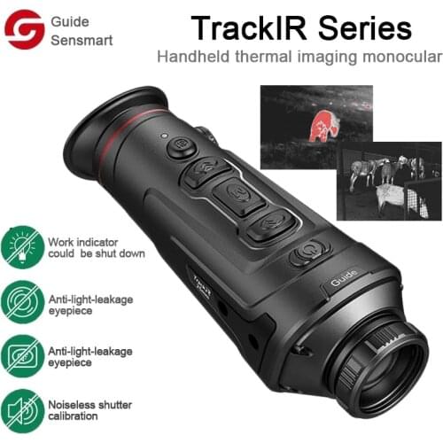 GUIDE TrackIR Thermal Imaging Image Video Recording Ranging WIFI Share Multi-function Thermal Vision for Night Hunting Patrol