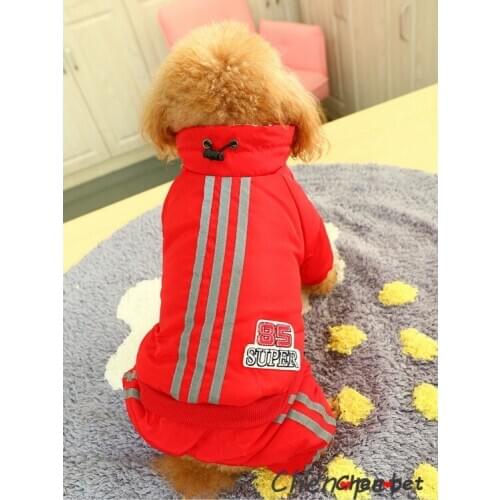 Dog Clothes Warm Winter Hoodie for Small Medium Dog Schnauzer Poodle Sport Suit Puppy Clothes Luxury Dog Clothes Soft Pet Jacket