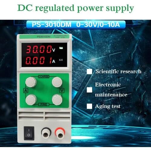 PS3010DM Adjustable High Precision DC Power Supply Output 0-30V 0-10A AC110/220V