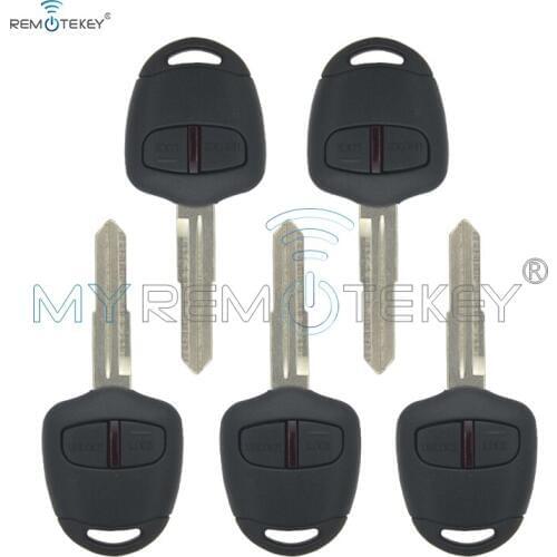 Remtekey 5pcs Remote key 2 button MIT11R profile 434mhz ID46LCK for Mitsubishi Shogun Pajero Lancer Outlander Colt Mirage