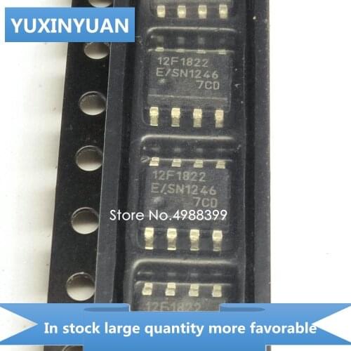 YUXINYUAN 5PCS/LOT PIC12F1822-E/SN PIC12F1822 12F1822 SOP8 in stock in stock