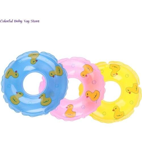 1 Pcs Doll Swimming Lifebelt Ring For Doll Accessories DIY Doll House Toy Baby Gift Summer Beach Bathing
