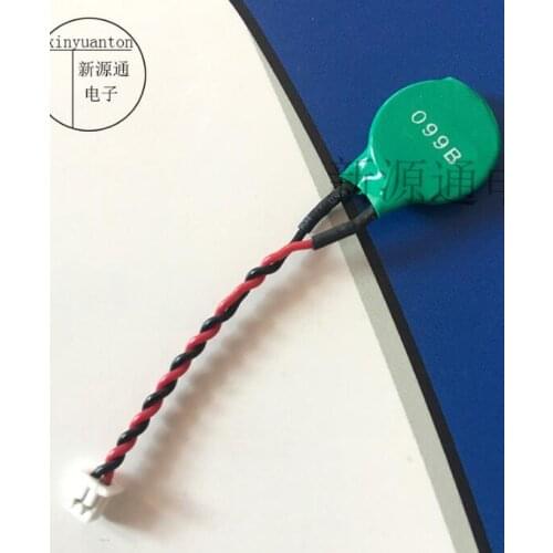 100PCS ML 1220 ML1220 Rechargeable 3V CMOS RTC Battery w/ Cable BIOS Backup Free shipping