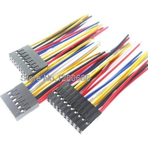1007 22AWG 40CM 2X10 20P Pure copper cable male jumper DuPont 2.54mm wire cable 20pin pitch 2.54mm