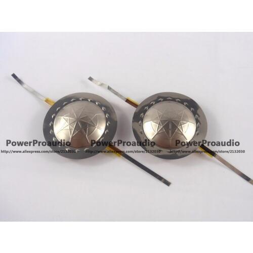 2PCS 8 ohm Tweeters Diaphragm , voice coil Repair Kit VC 25.5mm 25.4mm Kit