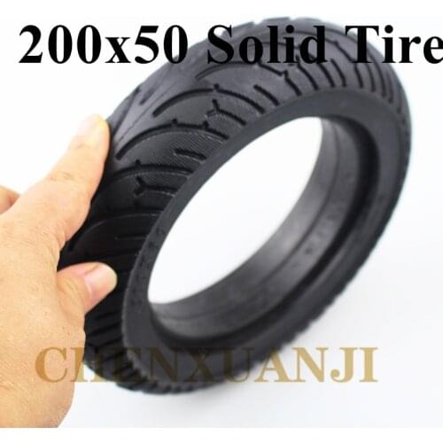 200x50 Solid Tire 8X2T For Speedway mini 4 Pro Rear Wheel 8 Inch Electric Scooter Tire RUIMA mini 4 PRO Rear Tire