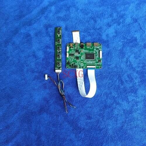 30-Pin eDP KIT HDMI-compatible 2Mini Fit B140XTN04.3/E B140XW01 V4 G140XTN01.0 Matrix controller board Micro-USB 5V 1366*768 LED