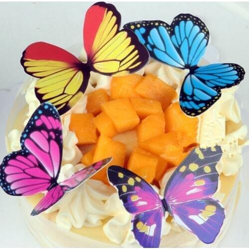 50pcs Butterfly Wedding Cake Topper/ Cake Stand/wedding Decoration/cake Decorating Supplies