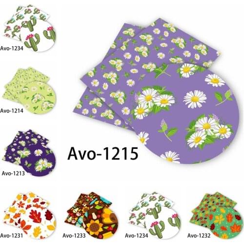 Huangtao Diy accessories 30*136cm Printed Faux Synthetic Leather for Bow,DIY handmade Materials