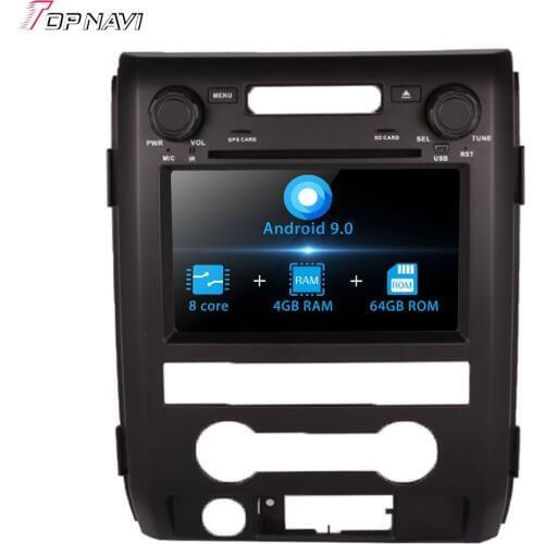 8'' Android 9.0 Car GPS Navigation For Ford F150 2009-2014 Stereo Auto Car Radio Separated Car DVD Multimedia Audio Player 2 Din