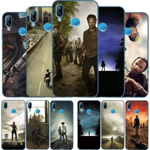 The walking dead case For Huawei P9 P10 P20 P30 P40 P smart Lite Plus Pro cases Y5 Y6 Y7 2017 2018 nova 3i soft Cover