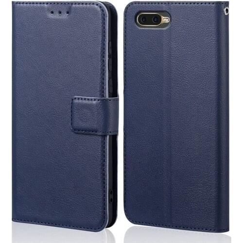 For coque OPPO K1 case Wallet Flip Leather & silicone back Skin stand capa For OPPO K1 cover phone funda pouch bag