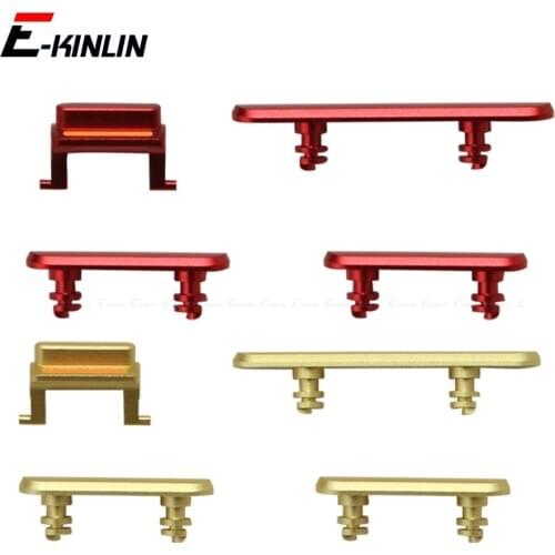 For iPhone 11 11 Pro Max Volume Vibrate Key Switch Power Lock Side Button Full Set Housing Replacement Parts