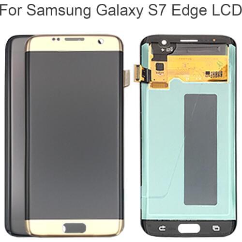 For SAMSUNG Galaxy S7 edge LCD Display G935 G935F Touch Screen Digitizer Assembly Replace 100% Tested