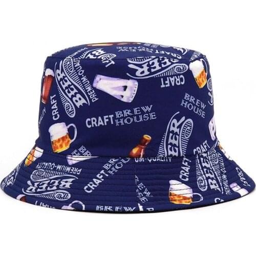 LDSLYJR Cotton Letter Print Bucket Hat Fisherman Hat Outdoor Travel Sun Cap Hats for Men and Women 372