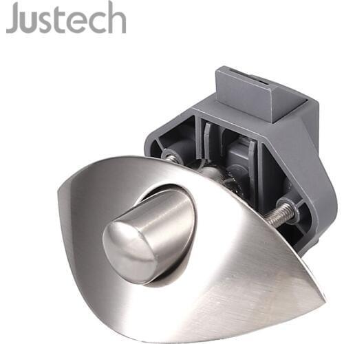 Justech Half Moon Push Latch Knob Lock For RV Caravan Yacht Car Boat Drawer Motorhome Catch Lock