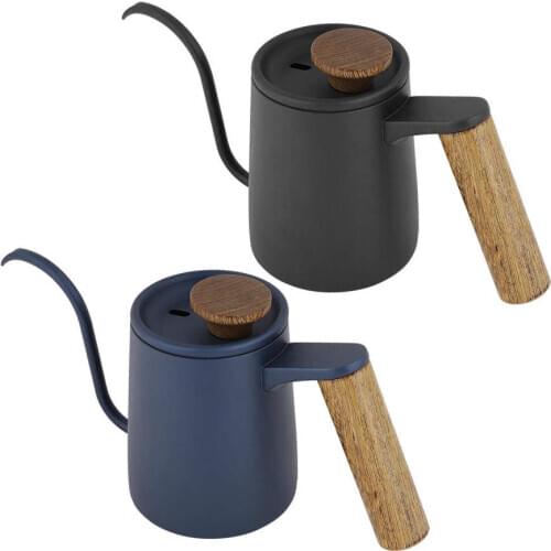 Stainless Steel Gooseneck Spout Drip Pot Coffee Long Mouth Tea Kettle 350ML