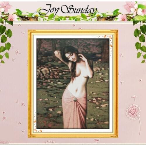 Beauty Bath patterns Counted Cross Stitch 11CT 14CT Cross Stitch Set Wholesale Chinese Cross-stitch Kit Embroidery Needlework