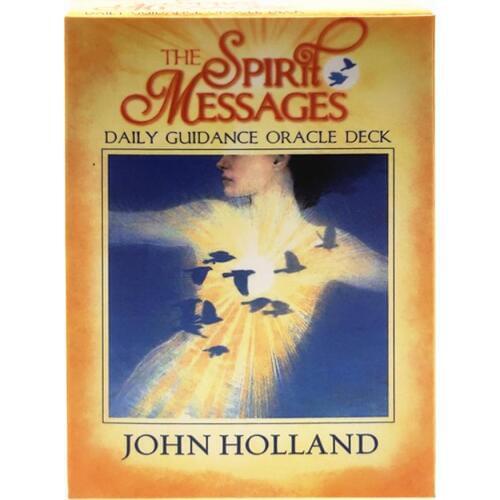 50 Cards Set Spirit Message Daily Guidance Oracle Magical Tarot Cards Party Entertainment Desk Game Cards With English Guidebook