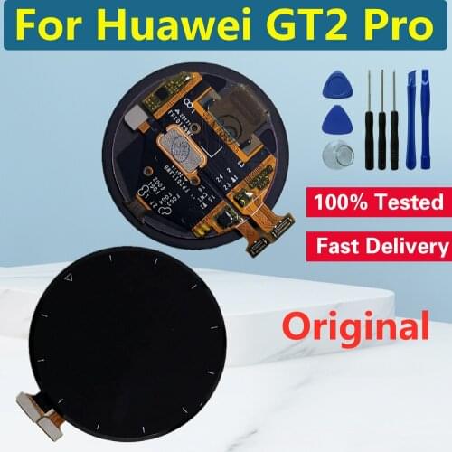 Original LCD For Huawei Watch GT 2 Pro LCD Display Touch Screen Digitizer For Huawei GT2 Pro VID-B19 46MM LCD Screen Replacement