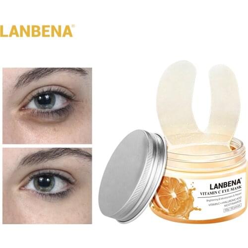 LANBENA Eye Patches Hyaluronic VC Retinol Golden Osmanthus Acid Moisturizing Serum Anti-Aging Dark Circle Eye Mask Eye Care Mask