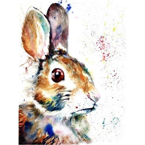 Full Square Round Drill 5D DIY Diamond Painting Easter Rabbit Patterns Embroidery Cross Stitch Diamond Mosaic Home Decor Gift