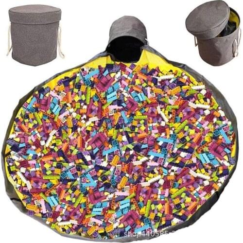 Portable Baby Toy Storage Bag Clothes Basket Ins Bucket Toy Quick Organizer Storage Box