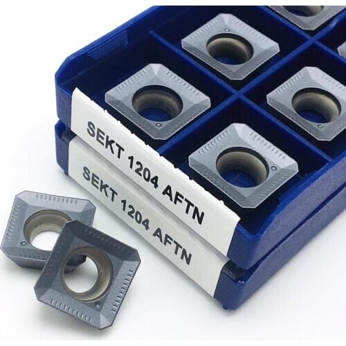 SEKT1204 AFTN LT30 milling insert carbide 100% original milling turning tool insert sekt 1204 CNC machining