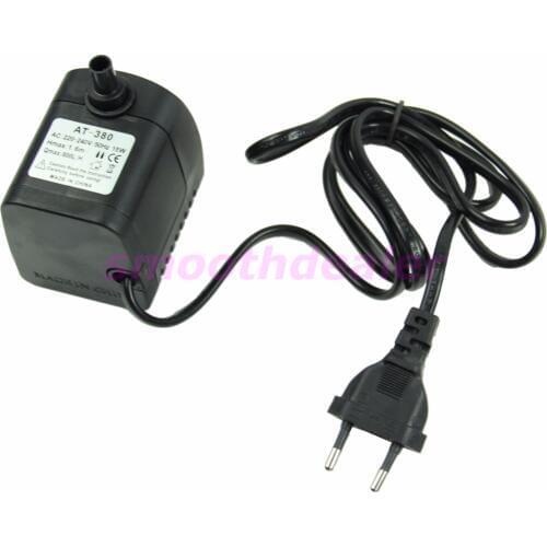 EU Plug Water Pump 220V 15W 800L/H Submersible Fountain Air Fish Tank Aquarium Water Pump